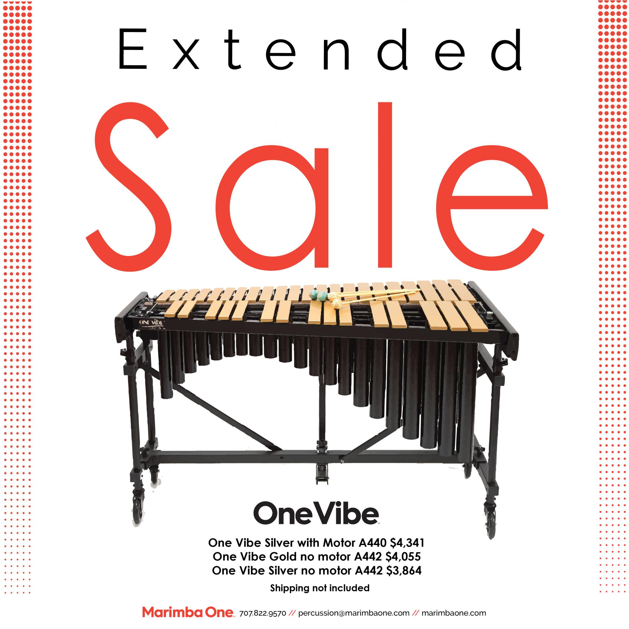 Extended Sale on Vibes Marimba One
