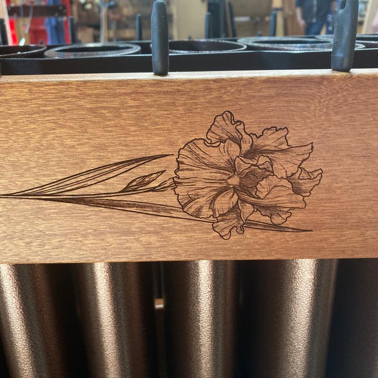 Marimba One Laser Engraving