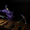 Ujjal Bhattacharyya plays marimba